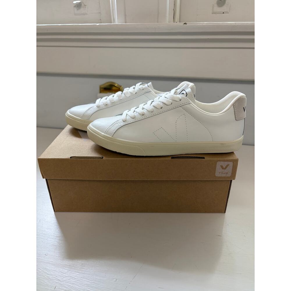Veja Esplar White Extra White Casual Sneakers Size 6 / 37 NWT - Picture 6 of 9